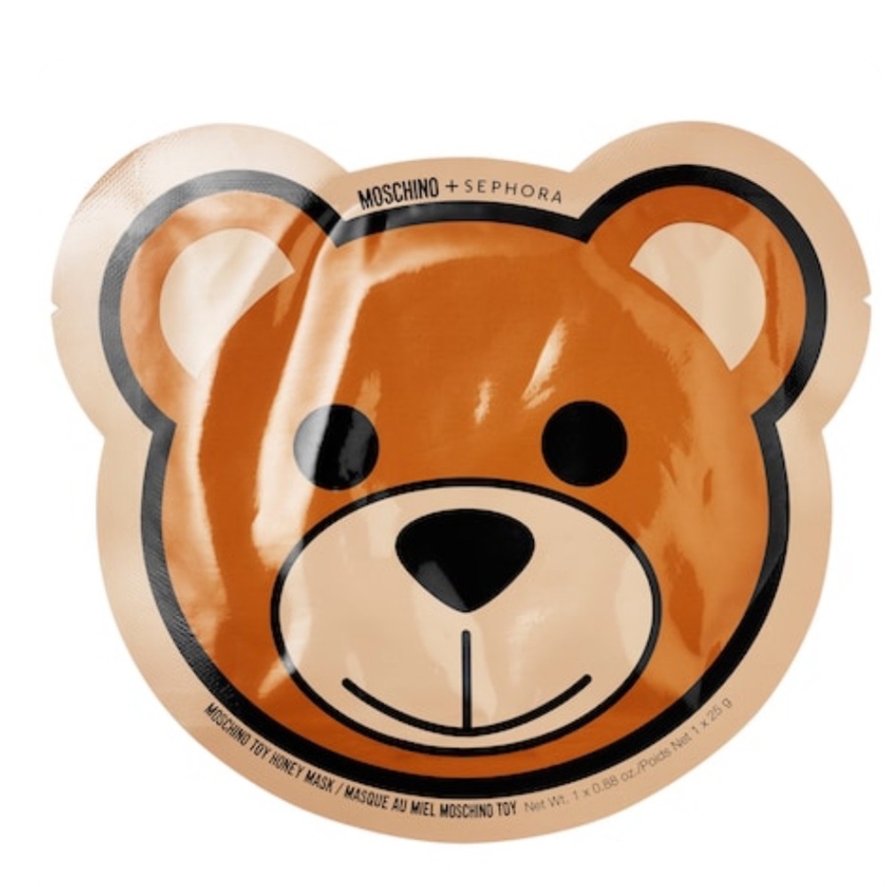 NWOT Moschino + Sephora Bear Face Mask & Bronzer - Picture 2 of 2